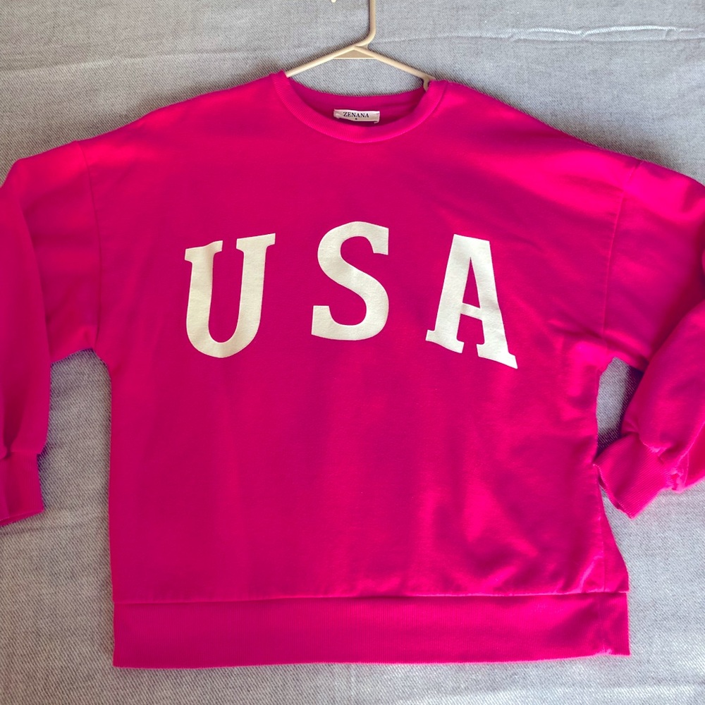 ✨ 5/$15 Zenana USA Sweatshirt